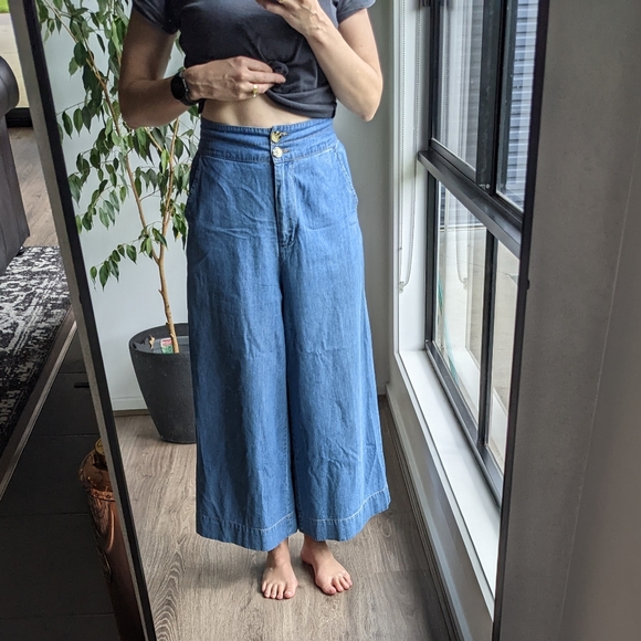 Princess Highway Pants - Princess Highway Pants Denim Wide Leg size 10